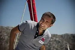 Василий Соловьёв на парусной регате. 2012 г.