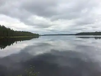 Юго-восточная оконечность озера