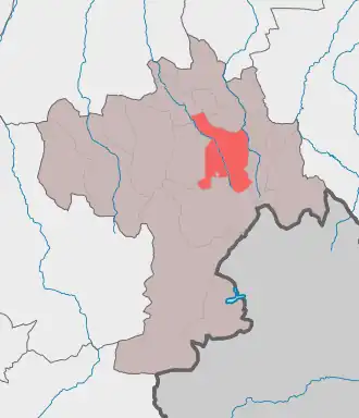 Дышне-Веденское сельское поселение на карте