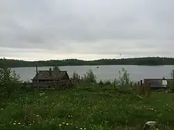 Вид на озеро без названия