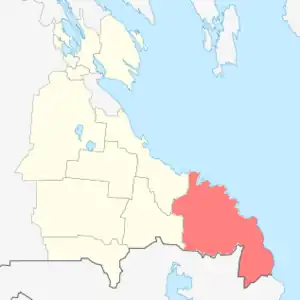 Вепсская национальная волость на карте