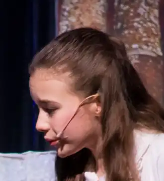 Устимова в мюзикле «Баллада о маленьком сердце» (2015)