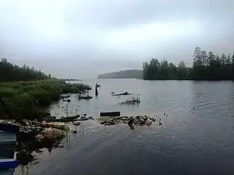 Вид из одноимённого посёлка