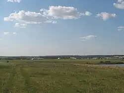 Вид Мохового с пруда Крутенького