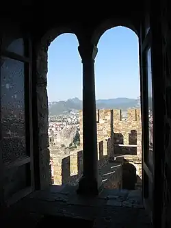 Вид из консульских покоев Христофоро ди Негро, замок Св. Ильи, Генуэзская крепость, Судак