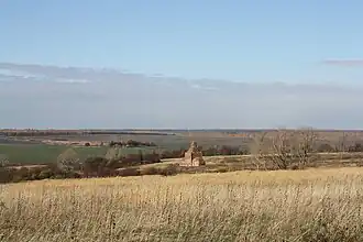 Вид на Казанскую церковь в Бекетовке