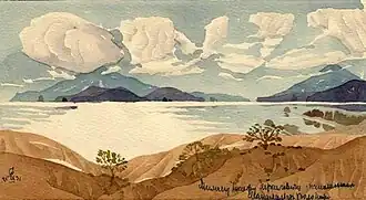 М. А. Волошин.„Вид на Коктебель“,1931