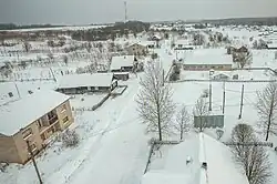 Вид на деревню с квадрокоптера 29.01.2018 г.