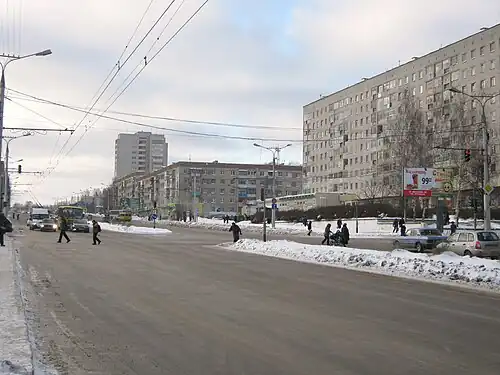 Вид на запад(справа дом №&nbsp;5)