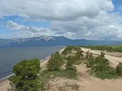 Вид с Чивыркуйского перешейка