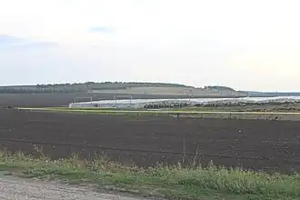 Вид на теплицы