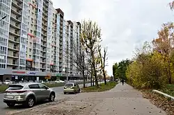 Вид на улицу Профессора Камая с восточной стороны (ноябрь 2018)