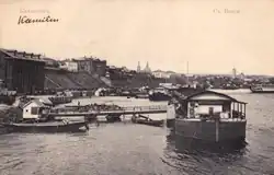 Вид с Волги на набережную