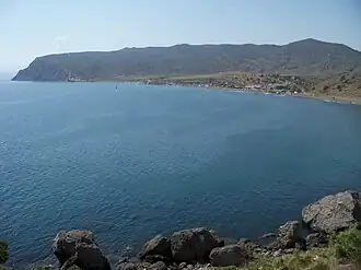 Ай-фока и гора Паная-Кая со стороны бухты Маленького Капитана