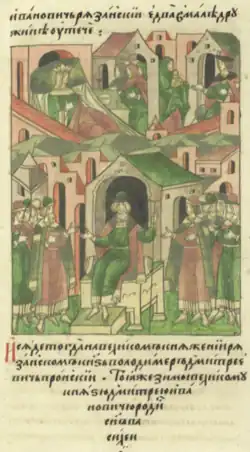 Владимир садится на Рязанский престол