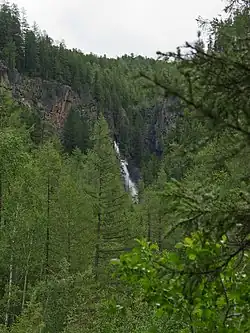 Водопад Текелю на реке