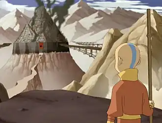 Аанг узнаёт, что Омашу захвачен