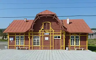 Вокзал станции Выя