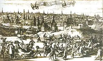 Вологодский кремль на голландской гравюре (1675 год)