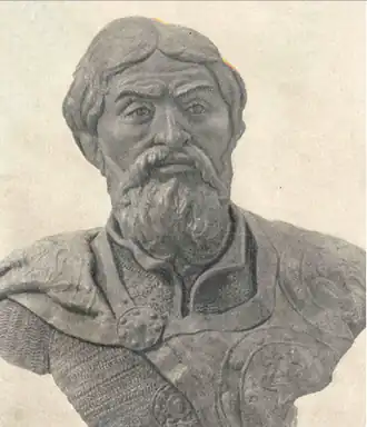 Скульптурная реконструкция по черепу. Автор М. Герасимов