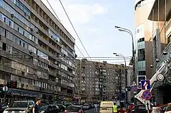 Второй Брянский переулок (вид от Брянской улицы в сторону Большой Дорогомиловской улицы)