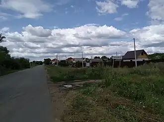 Въезд в Поповку