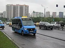 ГАЗ-A68R5E City (ГАЗель e-City)  на маршруте № 883
