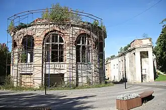 Бывшее здания газгольдера на улице Текстильщиков