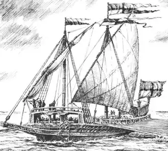 Изображение из книги А. А. Чернышёва «Российский парусный флот»