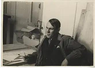 Г. В. Щуко а 1930-х годах;фото из собрания музея МАРХИ