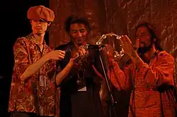 Герберт Моралес («Jah Division») & Вкусный («Каникулы Бонифация») & Мако («Два Льва») на фестивале Метафест 2007