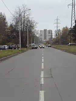 Гжатская улица. Вид от ул. Гидротехников