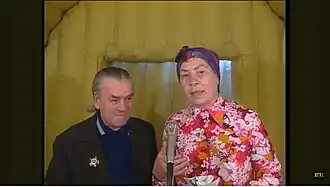 Кадр из передачи. Весна 1993 года