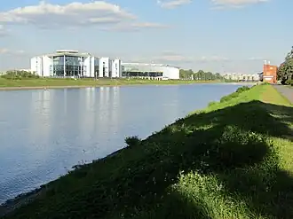Вид на Гребной канал с Северной дороги