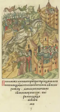 Полочане выгоняют князя Давыда