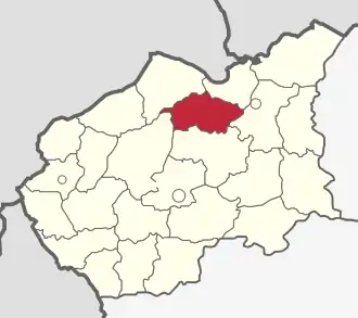 Домбровский район на карте