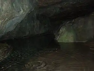 Водоём в пещере Данильча-Коба