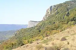 Вид с востока, с перевала седло Демерджи