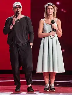 Дмитрий Нагиев и Агата Муцениеце