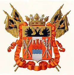 Герб Области Войска Донского, утверждён 5 июля 1878 г.