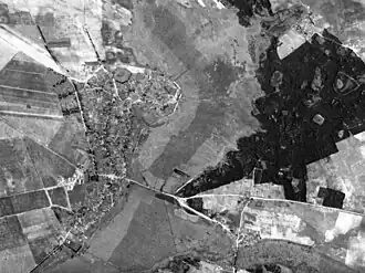 Спутниковая съёмка села Дорогинка. 1963 год