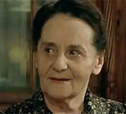 Е. Урусова в роли Агнессы Ивановны  в к/ф «Курьер»