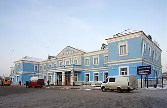 фасад со стороны Вокзальной улицы