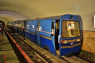 Старый запасной поезд на станции «Апсны»