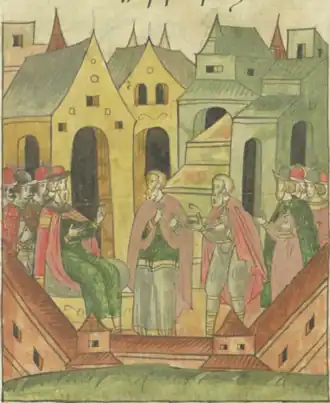 Иван Фрязин и Жан-Батиста Тревизана у Ивана III