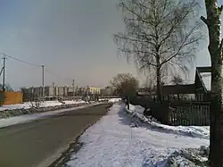 Улица Садовая д. Борисовичи в сторону мр-на Крёстки г.Пскова