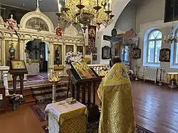 Освящение иконы Молдавских святых