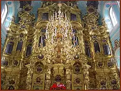 Иконостас верхнего храма