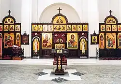 Иконостас храма прав.Евфросинии Полоцкой