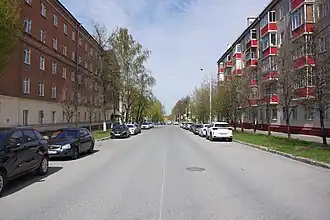 Вид улицы в северном направлении